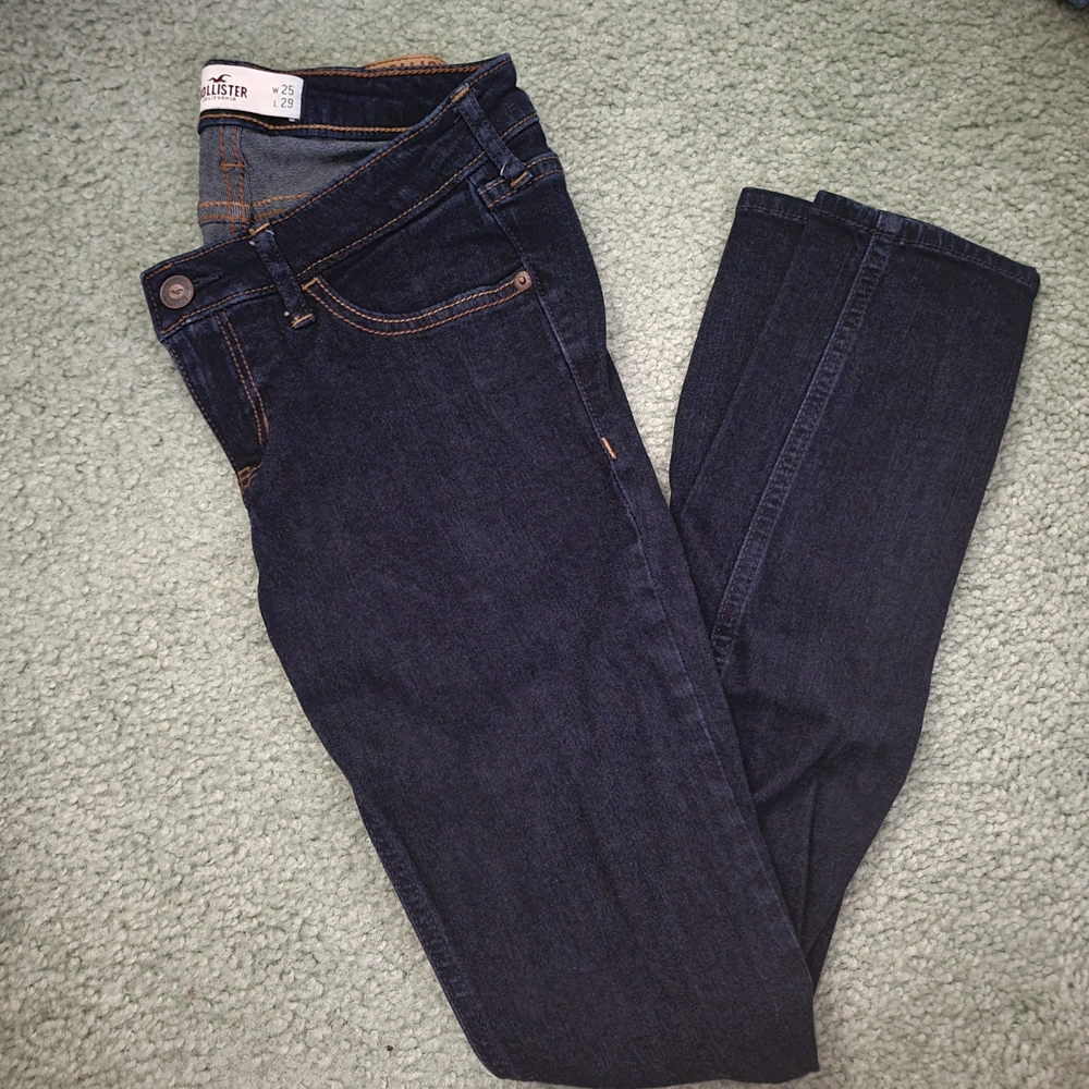 Hollister Women's Navy Skinny Jeans